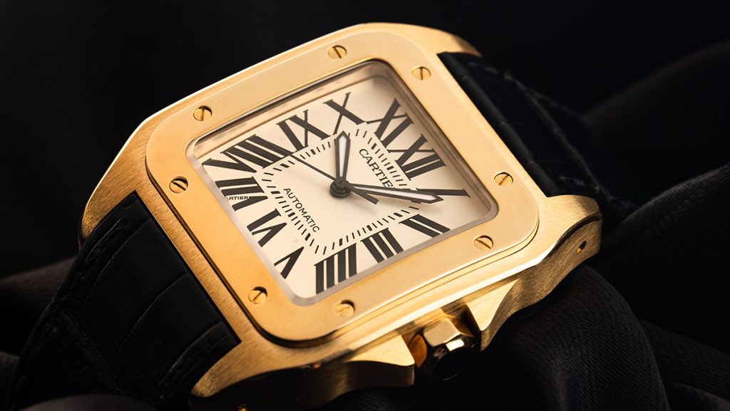 Cartier
Santos 100 XL 18kt Gelbgold Faltschließe