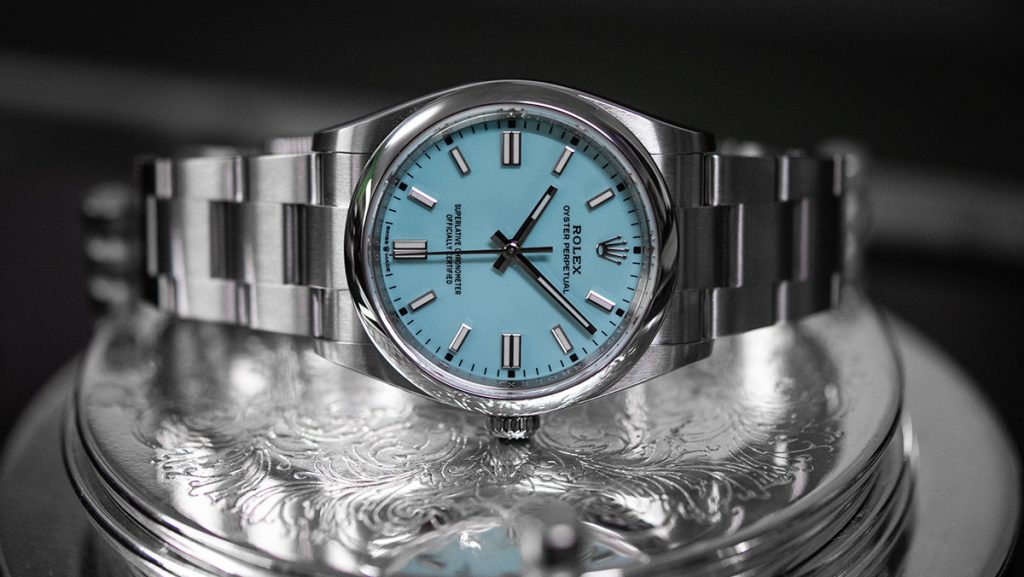 Rolex Oyster Perpetual “Tiffany Blue”, Referenz 126000