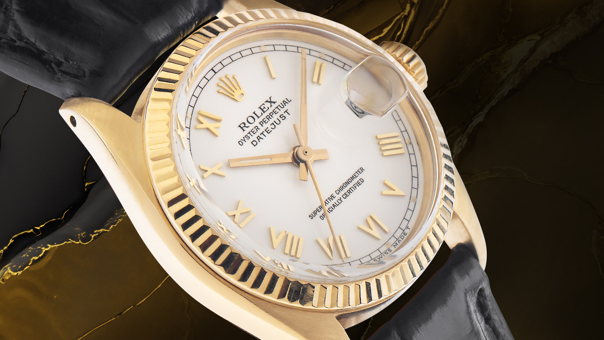 Goldene Rolex Datejust