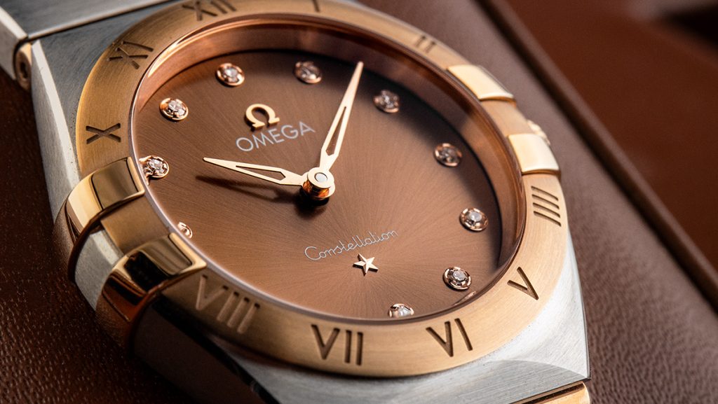 Omega Constellation, schokoladenbraunes Zifferblatt