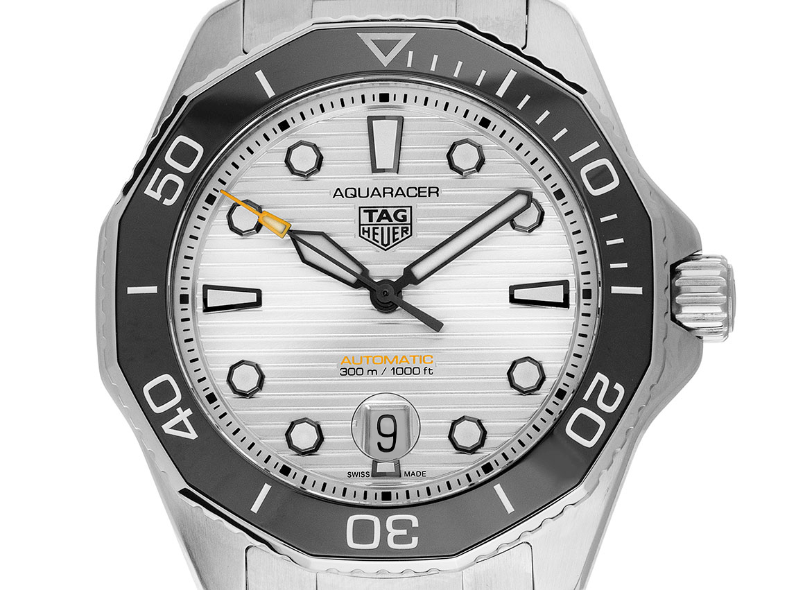 Tag Heuer Aquaracer Stahl Keramik Armand Edelstahl 43mm