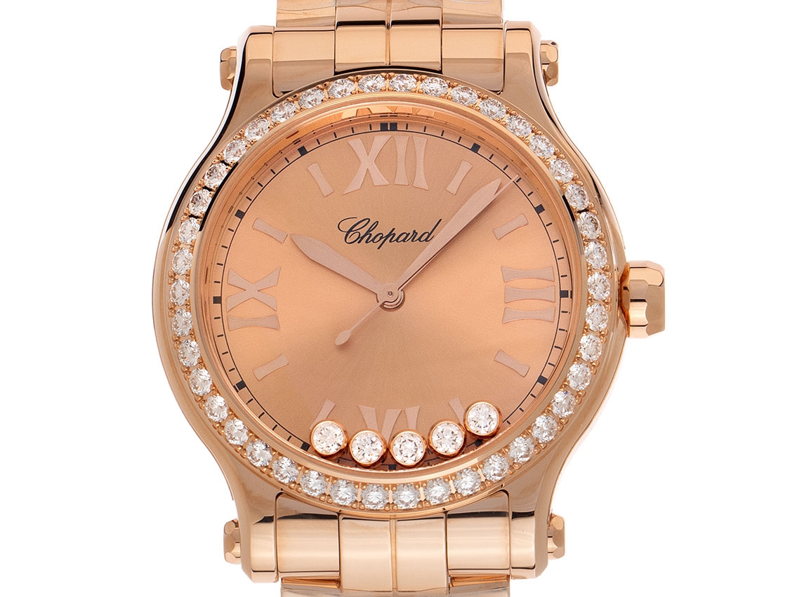 Chopard Happy Sport Diamanten 18kt Ros gold Armand Rosegold