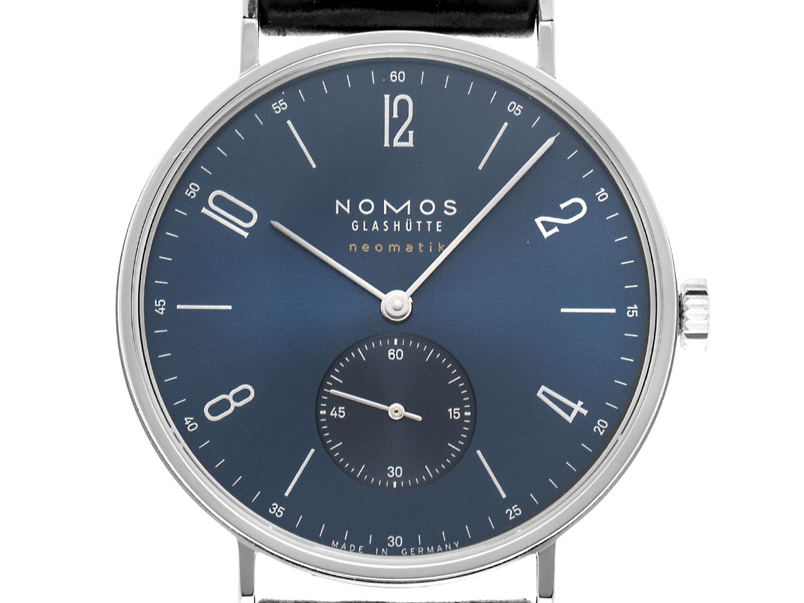 Nomos Glash tte Tangente Neomatik Edelstahl Armand Leder 38