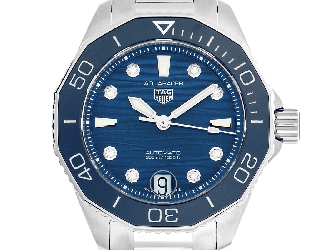 Tag Heuer Aquaracer Professional 300 Diamanten Stahl Keramik