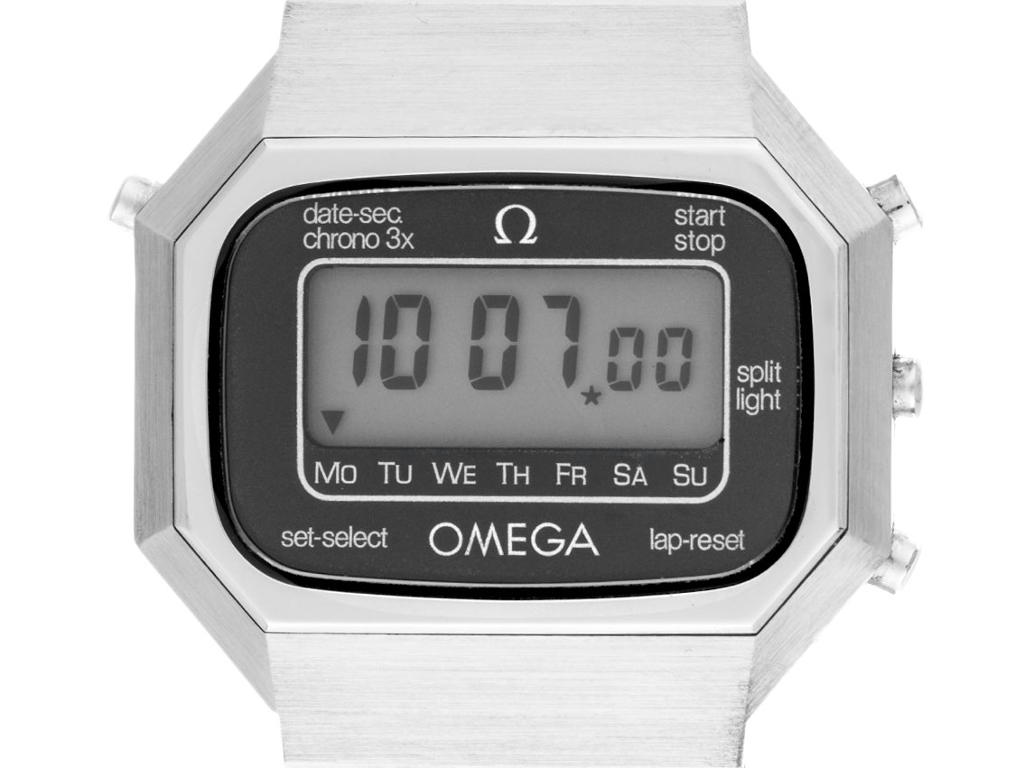 Vintage omega 2024 digital watch