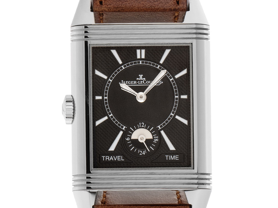 Jaeger leCoultre Reverso Classic Duoface Gro es Modell Edelstahl