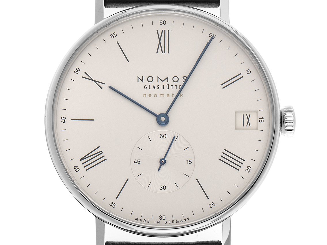 Nomos Glash tte Ludwig Neomatik Edelstahl Armand Leder 40