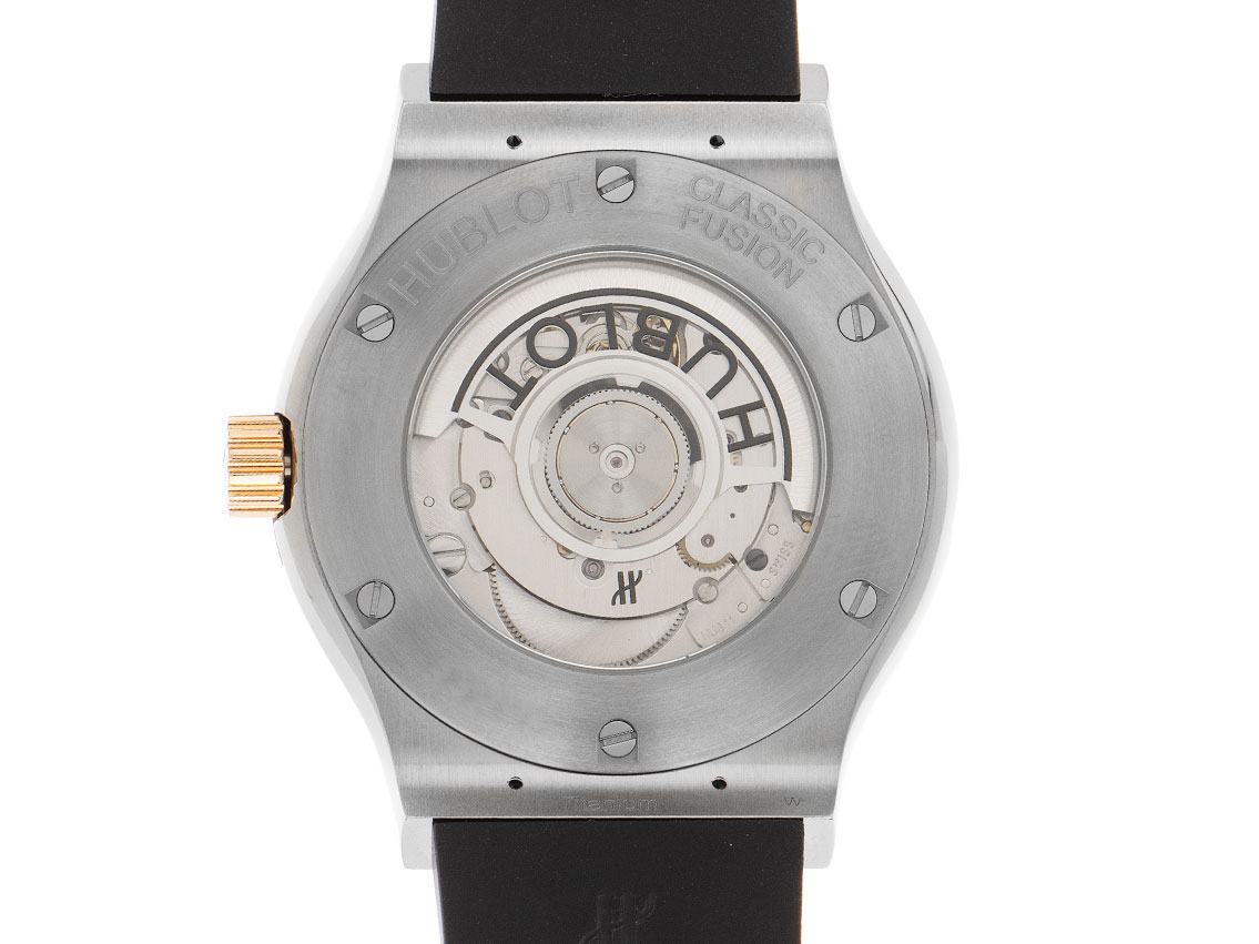 Hublot stainless sale steel back