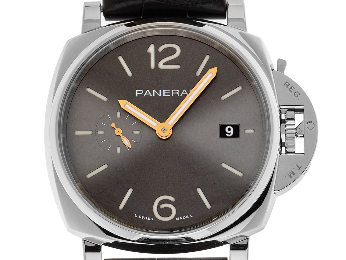 Panerai Luminor Due Edelstahl Armand Leder 42mm Wie neu