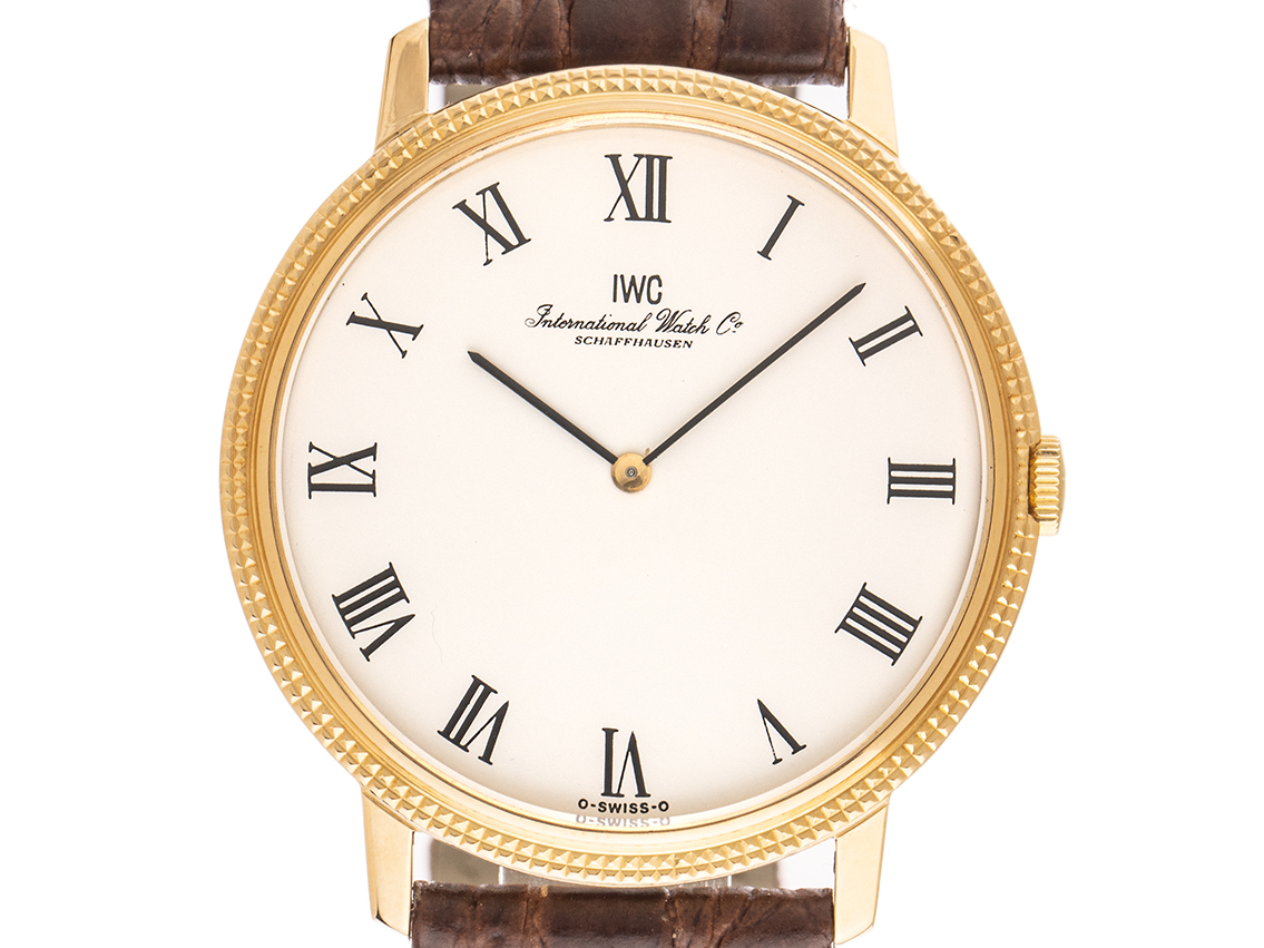 IWC Portofino 18kt Gelbgold 18kt Gelbgold Armand Leder