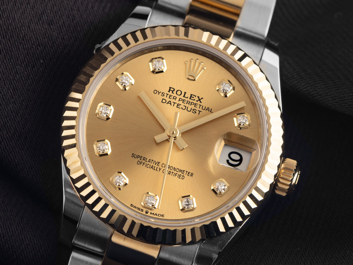 Rolex Medium hot Diamant Lünette