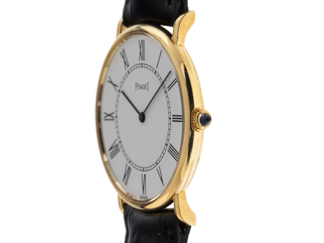 Piaget Altiplano extraflach yellow gold Bracelet leather