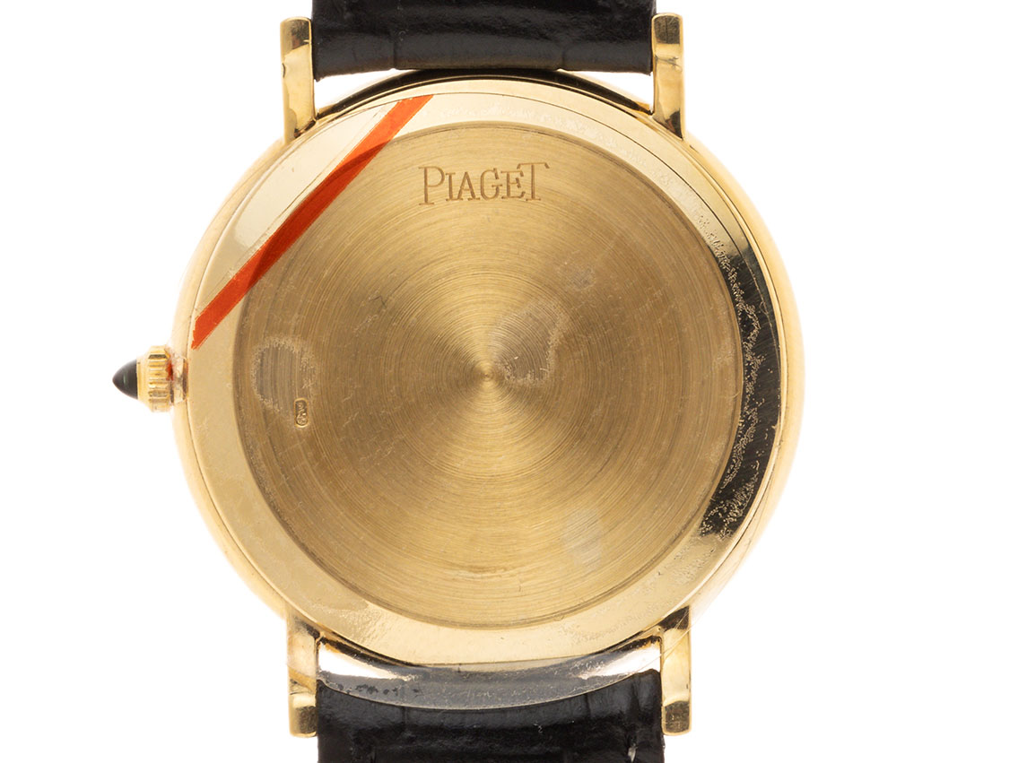 Piaget Altiplano extraflach yellow gold Bracelet leather