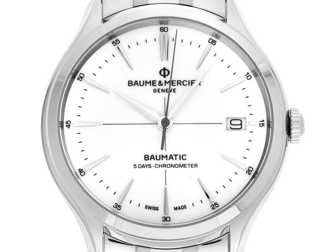 Clifton Baumatic Edelstahl Armband Edelstahl 40mm Ungetragen