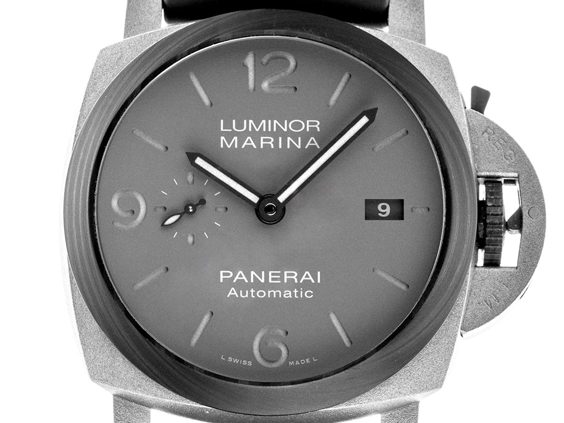 Panerai Luminor Marina Tutto Grigio titanium Bracelet rubber